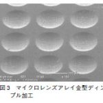 マイクロレンズアレイ金型ディンプル加工
